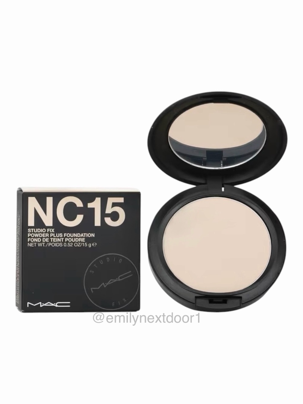MAC Cosmetics Studio Fix Powder Plus Foundation -NC15- [ORIGINAL FORMULA] NEW